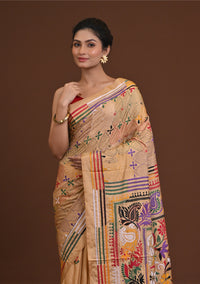Blended Silk Kantha Saree