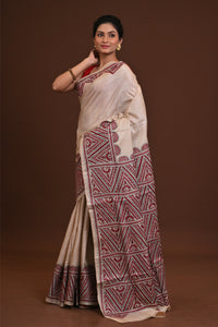 Pure Silk Kantha Saree