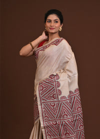 Pure Silk Kantha Saree