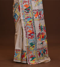 Pure Silk Kantha Saree