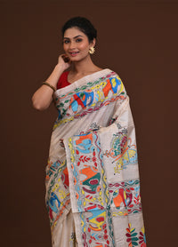 Pure Silk Kantha Saree