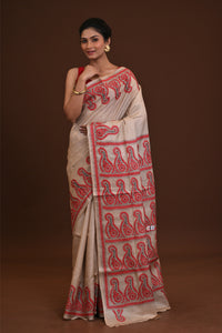 Pure Silk Kantha Saree