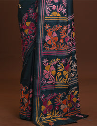 Blended Silk Kantha Saree