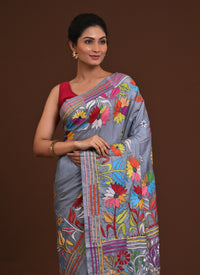 Blended Silk Kantha Saree