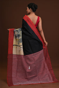 Jalchuri Silk Katha Saree