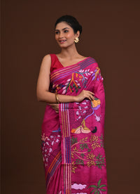 Pure Silk Kantha Saree