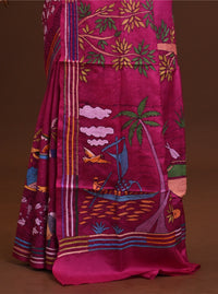 Pure Silk Kantha Saree