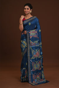 Blended Silk Kantha Saree