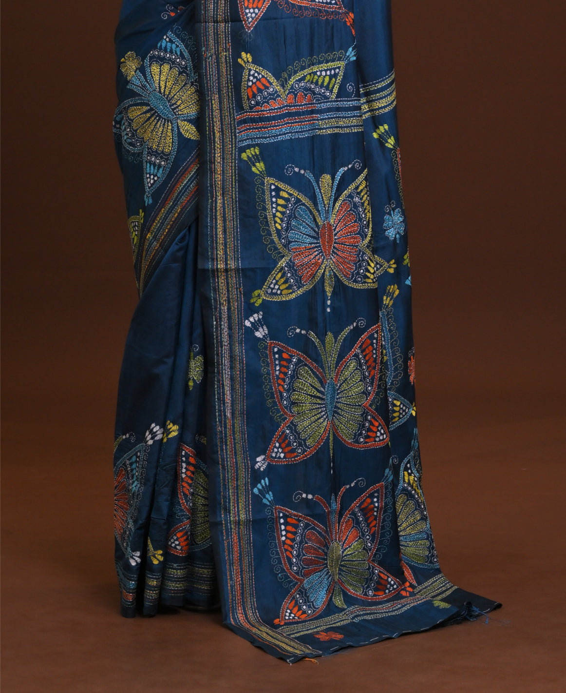 Blended Silk Kantha Saree