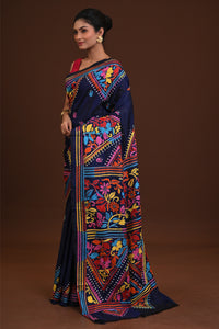 Blended Silk Kantha Saree
