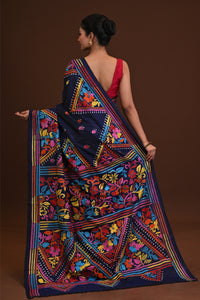Blended Silk Kantha Saree