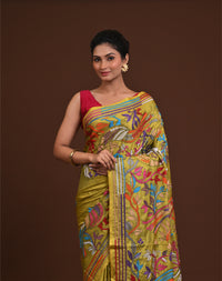 Blended Silk Kantha Saree