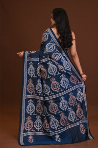 Blended Silk Kantha Saree