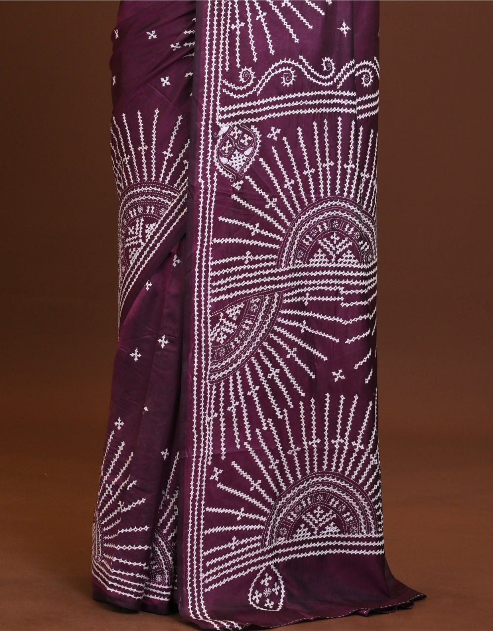 Blended Silk Kantha Saree