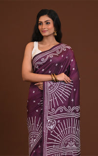 Blended Silk Kantha Saree