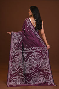 Blended Silk Kantha Saree