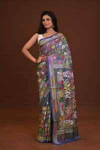 Blended Silk Kantha Saree