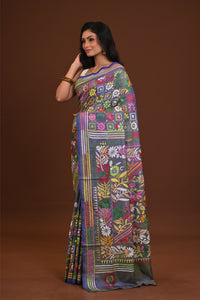 Blended Silk Kantha Saree