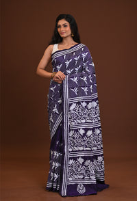 Blended Silk Kantha Saree