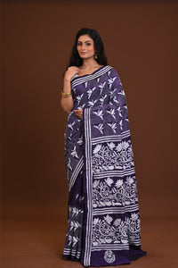 Blended Silk Kantha Saree