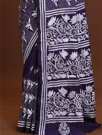 Blended Silk Kantha Saree