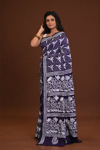 Blended Silk Kantha Saree
