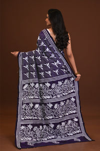 Blended Silk Kantha Saree