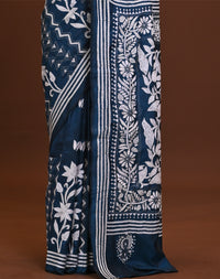 Blended Silk Kantha Saree