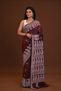 Blended Silk Kantha Saree
