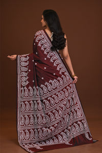 Blended Silk Kantha Saree