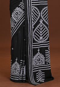 Blended Silk Kantha Saree
