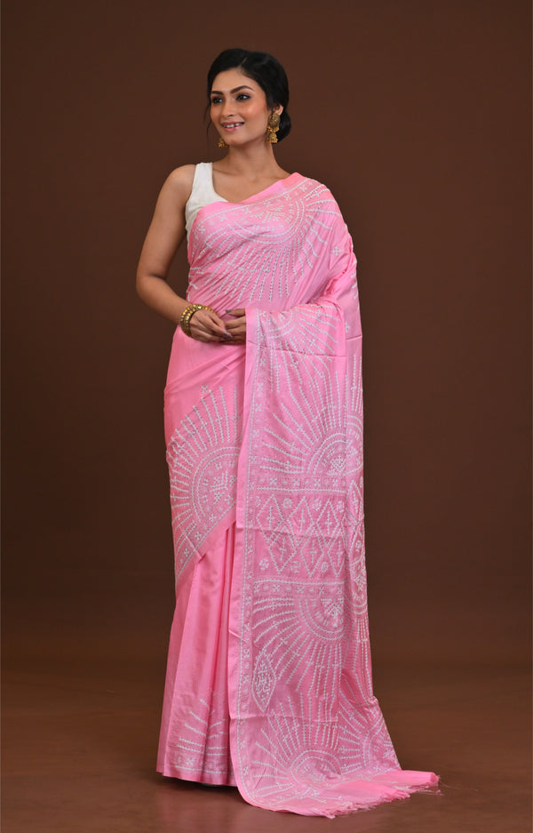 Blended Silk Kantha Saree