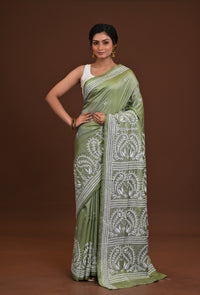 Blended Silk Kantha Saree