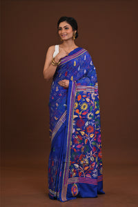 Blended Silk Kantha Saree