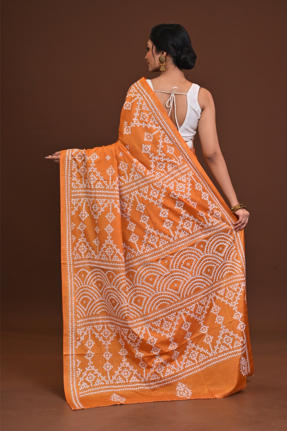 Blended Silk Kantha Saree