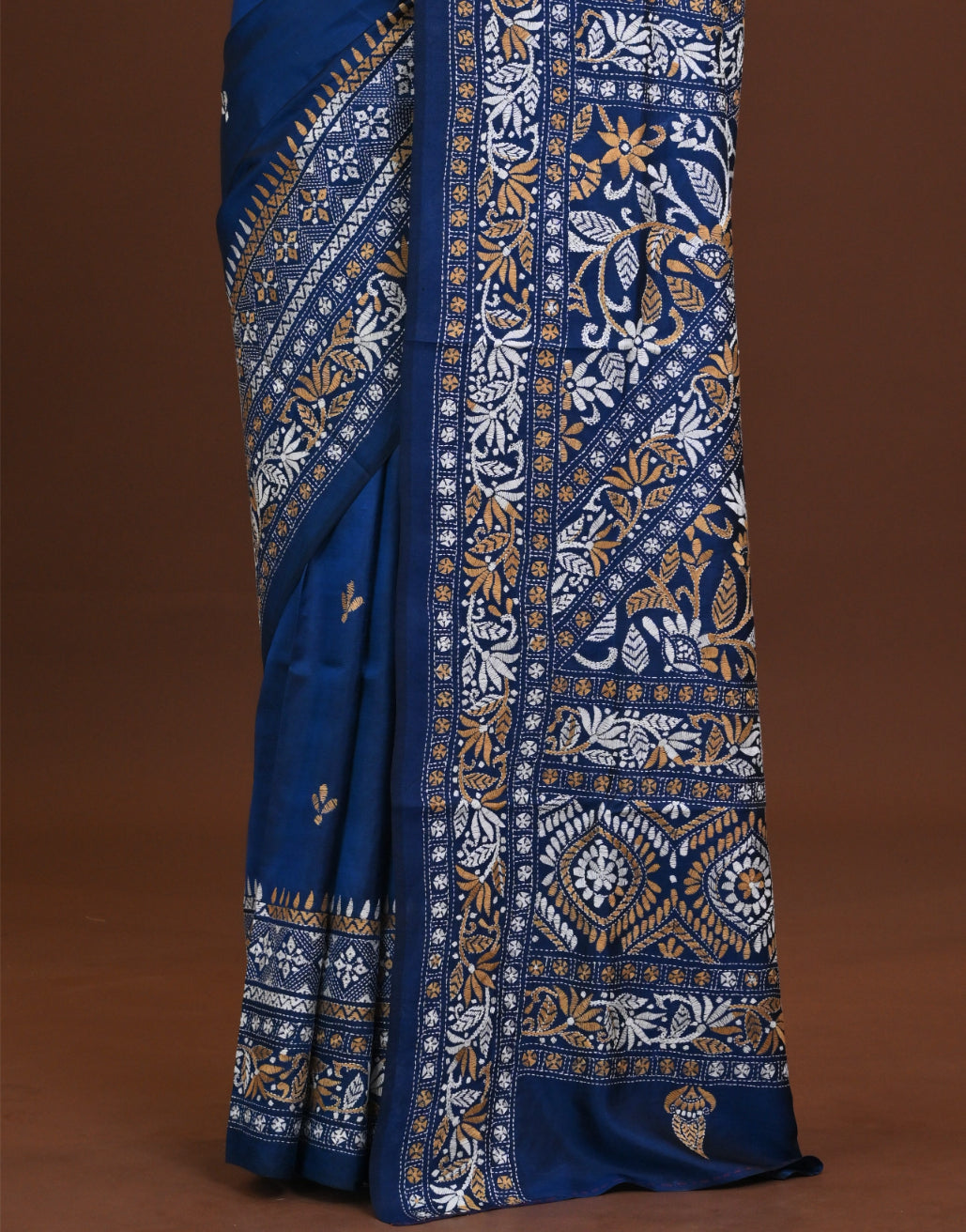 Pure Silk Kantha Saree