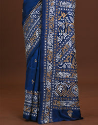 Pure Silk Kantha Saree