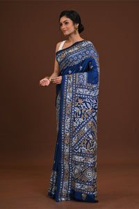 Pure Silk Kantha Saree