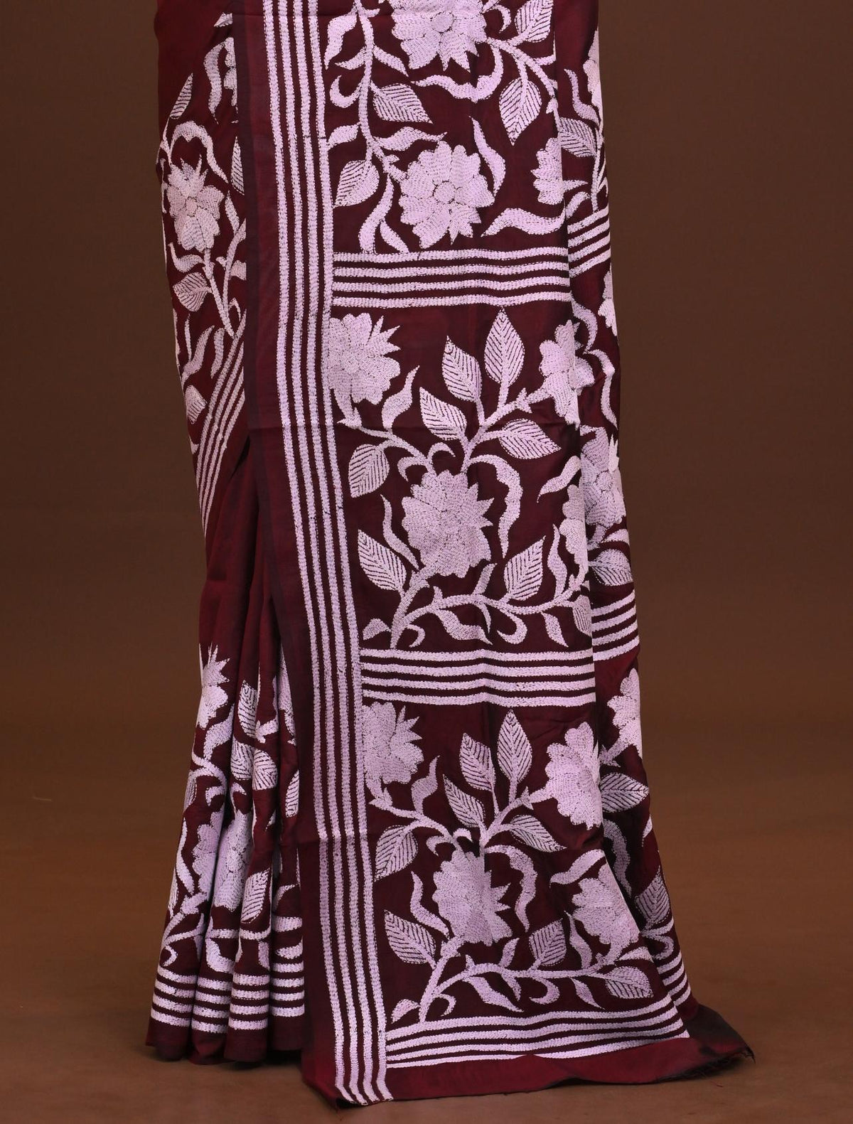 Pure Silk Kantha Saree