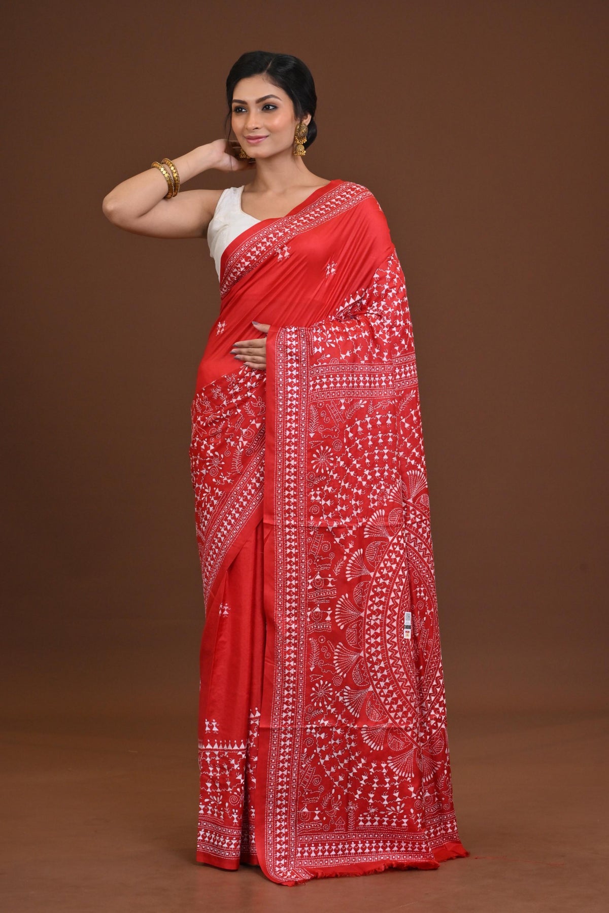 Pure Silk Kantha Saree