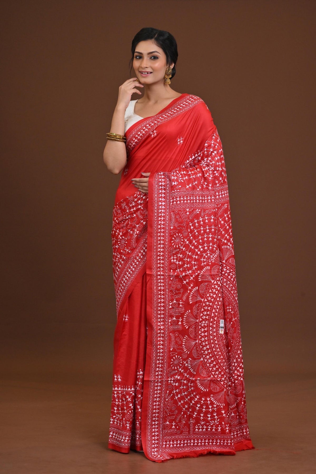 Pure Silk Kantha Saree