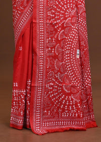 Pure Silk Kantha Saree