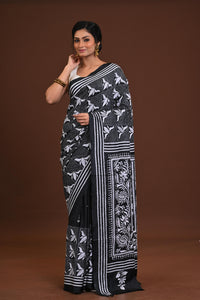 Blended Silk Kantha Saree