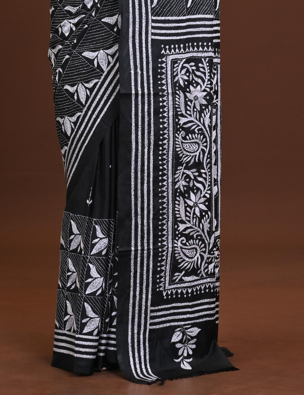 Blended Silk Kantha Saree