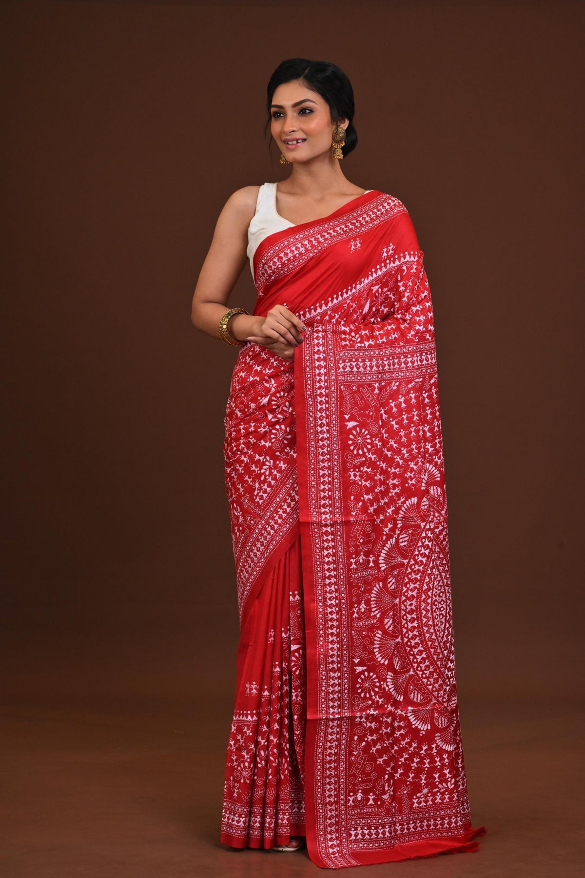 Pure Silk Kantha Saree