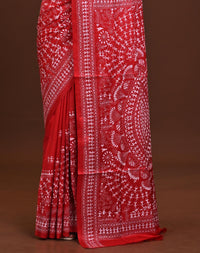 Pure Silk Kantha Saree