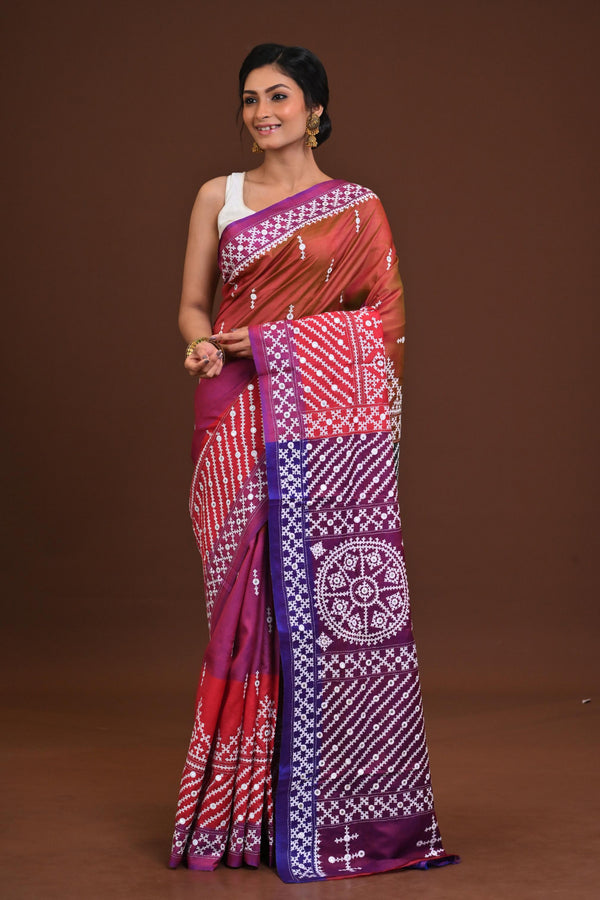 Gachi Silk Kantha Saree