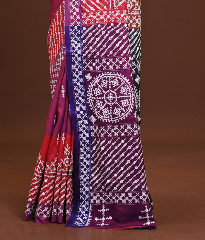 Gachi Silk Kantha Saree
