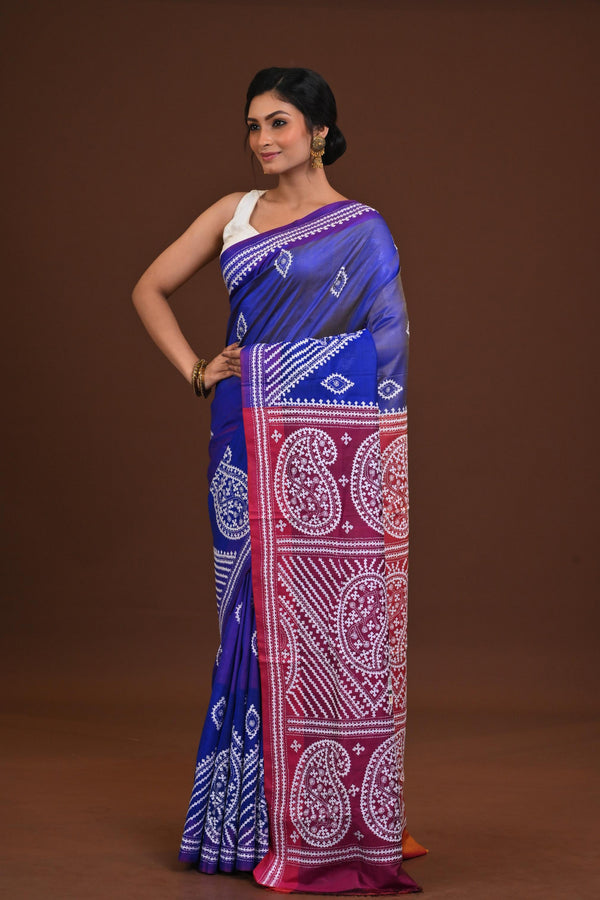 Gachi Silk Kantha Saree