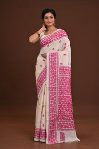 Pure Silk Kantha Saree